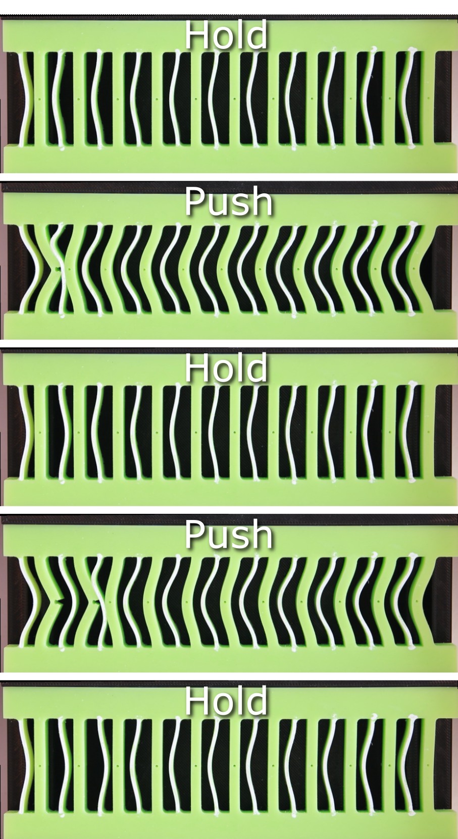 The mechanical metamaterial tree of knowledge, showing its evolution from basic structures to cognitive functions.
